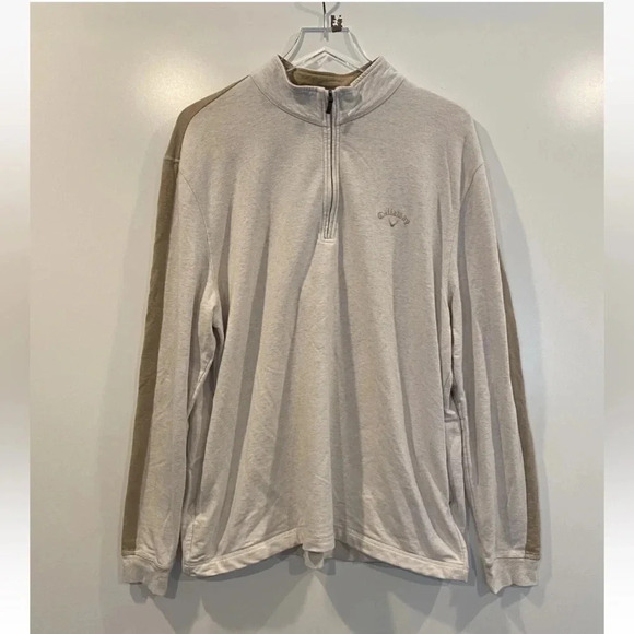 Callaway Golf Quarter Zip Pullover Sweatshirt Men’s Size Large - Picture 1 of 4